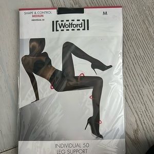 Wolford shape and control tights Med black